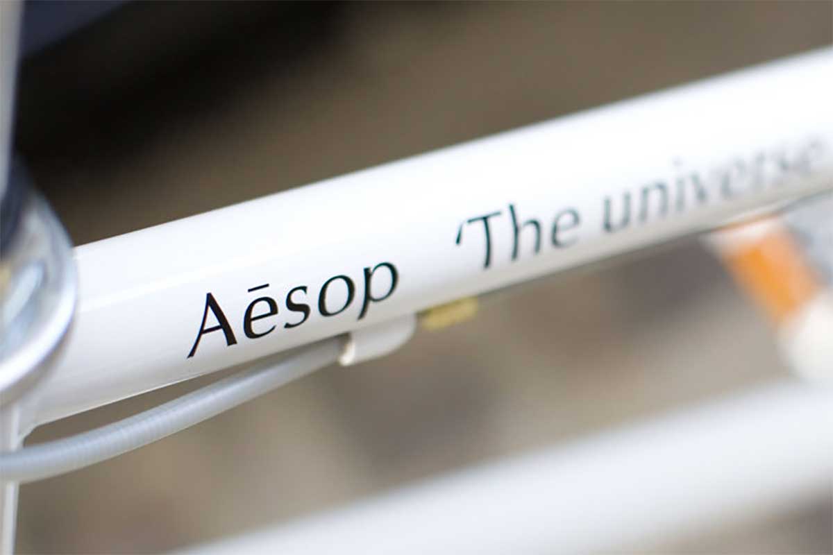 Aesop x tokyobike special decal