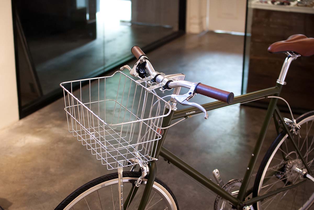 ตะกร้าจักรยาน WALD รุ่น 1521 ติดบนจักรยาน โตเกียวไบค์ 26 - bicycle basket WALD 1521 front mount in tokyobike 26